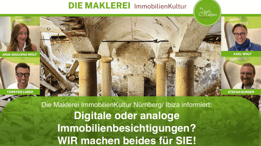 Digitale oder analoge Immobilienbesichtigungen? WIR machen beides für SIE!