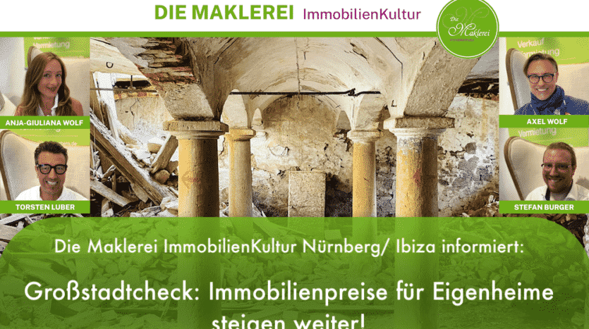 Großstadtcheck: Immobilienpreise für Eigenheime steigen weiter!